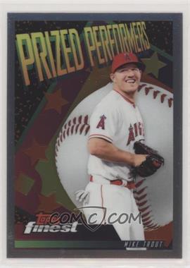 2019 Topps Finest - Prized Performers #PPMT - Mike Trout