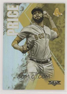 2019 Topps Fire - [Base] - Gold Minted #102 - David Price