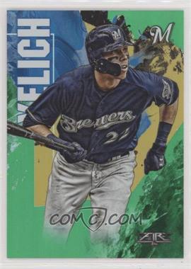 2019 Topps Fire - [Base] - Green #18 - Christian Yelich /199