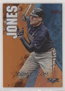 2019 Topps Fire - [Base] - Orange #2 - Chipper Jones /299