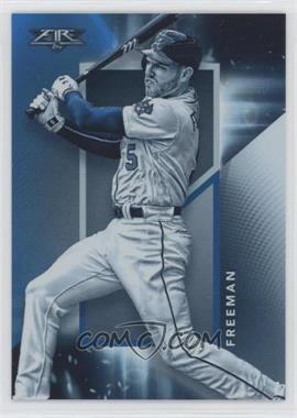 2019 Topps Fire - En Fuego - Blue Chip #EF-18 - Freddie Freeman