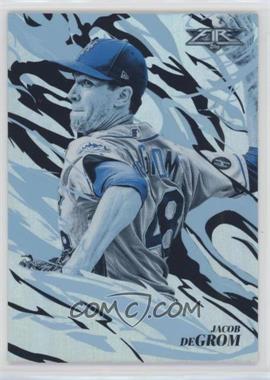 2019 Topps Fire - Flame Throwers - Blue Chip #FT-15 - Jacob deGrom