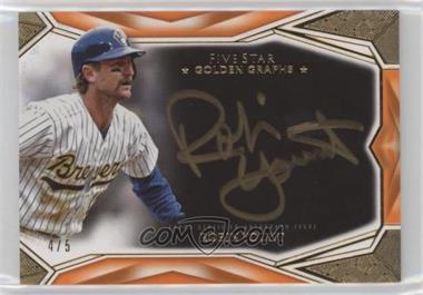 2019 Topps Five Star - Golden Graphs - Orange #GG-RY - Robin Yount /5 [EX to NM]