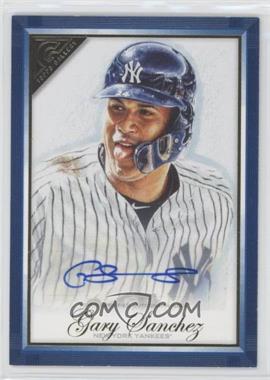 2019 Topps Gallery - [Base] - Blue Autographs #72 - Gary Sanchez /50