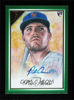 2019 Topps Gallery - [Base] - Green Autographs #24 - Pete Alonso /99