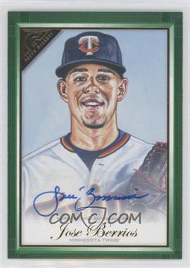 2019 Topps Gallery - [Base] - Green Autographs #71 - Jose Berrios /99