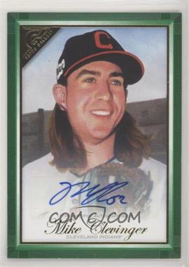 2019 Topps Gallery - [Base] - Green Autographs #90 - Mike Clevinger /99