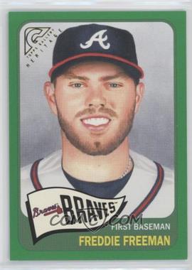 2019 Topps Gallery - Heritage - Green #HT-3 - Freddie Freeman /250