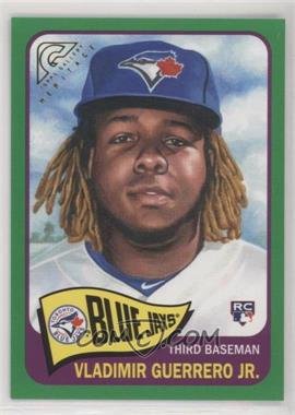 2019 Topps Gallery - Heritage - Green #HT-39 - Vladimir Guerrero Jr. /250