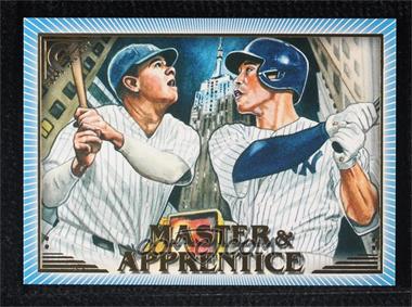 2019 Topps Gallery - Master and Apprentice - Blue #MA-RJ - Babe Ruth, Aaron Judge /99