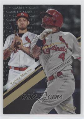 2019 Topps Gold Label - [Base] - Class 1 Black #58 - Yadier Molina