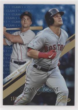 2019 Topps Gold Label - [Base] - Class 1 Blue #10 - Andrew Benintendi /150