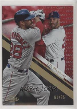 2019 Topps Gold Label - [Base] - Class 1 Red #11 - J.D. Martinez /75