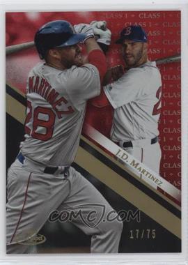 2019 Topps Gold Label - [Base] - Class 1 Red #11 - J.D. Martinez /75