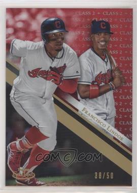 2019 Topps Gold Label - [Base] - Class 2 Red #17 - Francisco Lindor /50