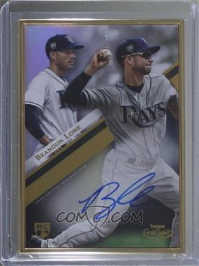 2019 Topps Gold Label - Framed Autographs #GLA-BL - Brandon Lowe