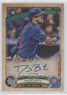 2019 Topps Gypsy Queen - Autographs - GQ Logo Swap Variation #GQA-DB - David Bote /99