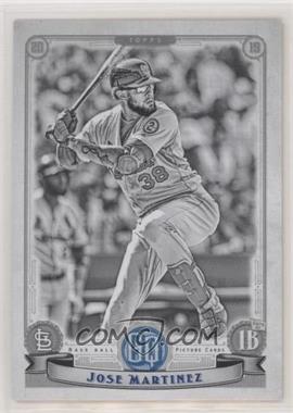 2019 Topps Gypsy Queen - [Base] - Black & White #266 - Jose Martinez /50