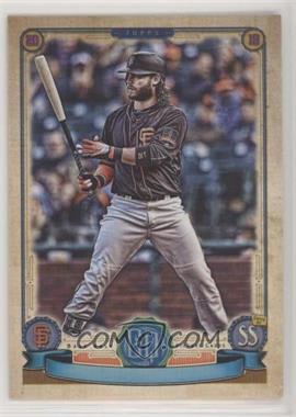 2019 Topps Gypsy Queen - [Base] - Missing Nameplate Variation #265 - Brandon Crawford