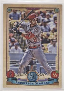 2019 Topps Gypsy Queen - [Base] #207 - Andrelton Simmons