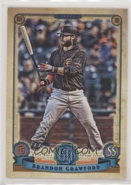 2019 Topps Gypsy Queen - [Base] #265 - Brandon Crawford