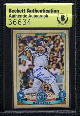 2019 Topps Gypsy Queen - [Base] #74 - Max Muncy [BAS Authentic]
