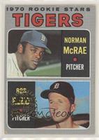 1970 Rookie Stars - Norm McRae, Bob Reed (50th Anniversary Logo on Left)