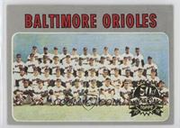 Baltimore Orioles Team (50th Anniversary Logo on Right) [EX to NM]