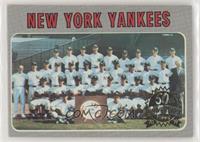 New York Yankees Team (50th Anniversary Logo on Right)