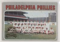 Philadelphia Phillies Team (50th Anniversary Logo on Left) [Good to V…