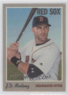 2019 Topps Heritage - 1970 Cloth Stickers #10 - J.D. Martinez