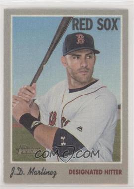 2019 Topps Heritage - 1970 Cloth Stickers #10 - J.D. Martinez