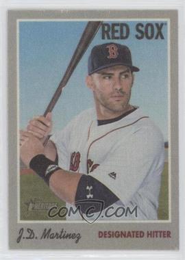 2019 Topps Heritage - 1970 Cloth Stickers #10 - J.D. Martinez