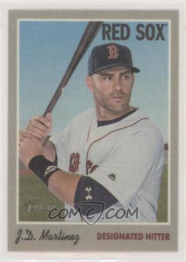 2019 Topps Heritage - 1970 Cloth Stickers #10 - J.D. Martinez