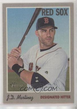 2019 Topps Heritage - 1970 Cloth Stickers #10 - J.D. Martinez