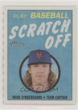 2019 Topps Heritage - 1970 Topps Scratch Off #15 - Noah Syndergaard