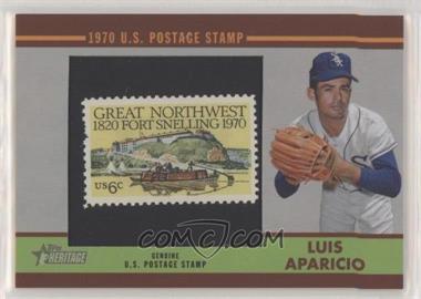 2019 Topps Heritage - 1970 U.S. Postage Stamp Relics #70US-LA - Luis Aparicio /50