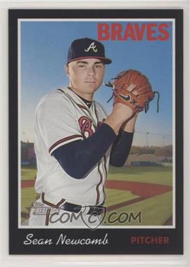 2019 Topps Heritage - [Base] - Black #17 - Sean Newcomb /50