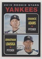 Rookie Stars - Chance Adams, Jonathan Loaisiga #/50