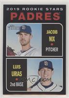 Rookie Stars - Jacob Nix, Luis Urias #/50