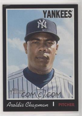 2019 Topps Heritage - [Base] - Black #493 - Short Print - Aroldis Chapman /50 [Noted]