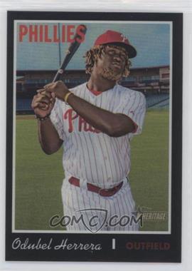 2019 Topps Heritage - [Base] - Chrome Black Refractor #THC-488 - Short Print - Odubel Herrera /70