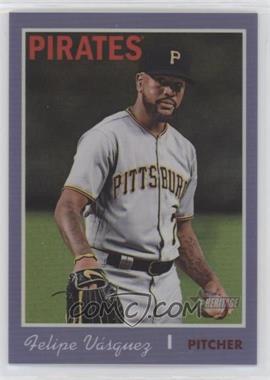 2019 Topps Heritage - [Base] - Chrome Purple Hot Box Refractor #THC-460 - Short Print - Felipe Vazquez