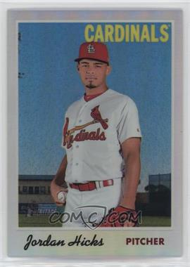 2019 Topps Heritage - [Base] - Chrome Refractor #THC-417 - Short Print - Jordan Hicks /570