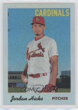 2019 Topps Heritage - [Base] - Chrome Refractor #THC-417 - Short Print - Jordan Hicks /570