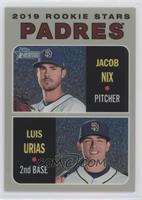 Rookie Stars - Jacob Nix, Luis Urias #/999