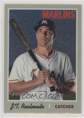 2019 Topps Heritage - [Base] - Chrome #THC-453 - Short Print - J.T. Realmuto /999 [EX to NM]