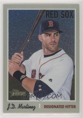 2019 Topps Heritage - [Base] - Chrome #THC-475 - Short Print - J.D. Martinez /999