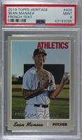 Short Print - Sean Manaea [PSA 9 MINT]