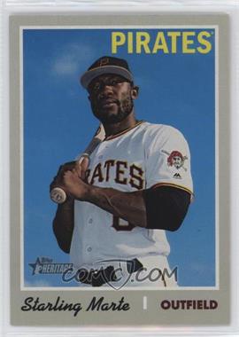 2019 Topps Heritage - [Base] - French Text OPC Back #470 - Short Print - Starling Marte